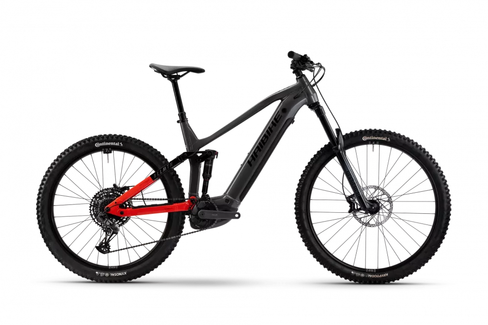 Haibike ALLMTN 4 MTB Fully silver/red/black glänzend 2025